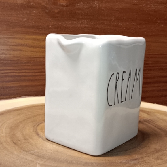 Rae Dunn Square CREAM creamer - Picture 2 of 2